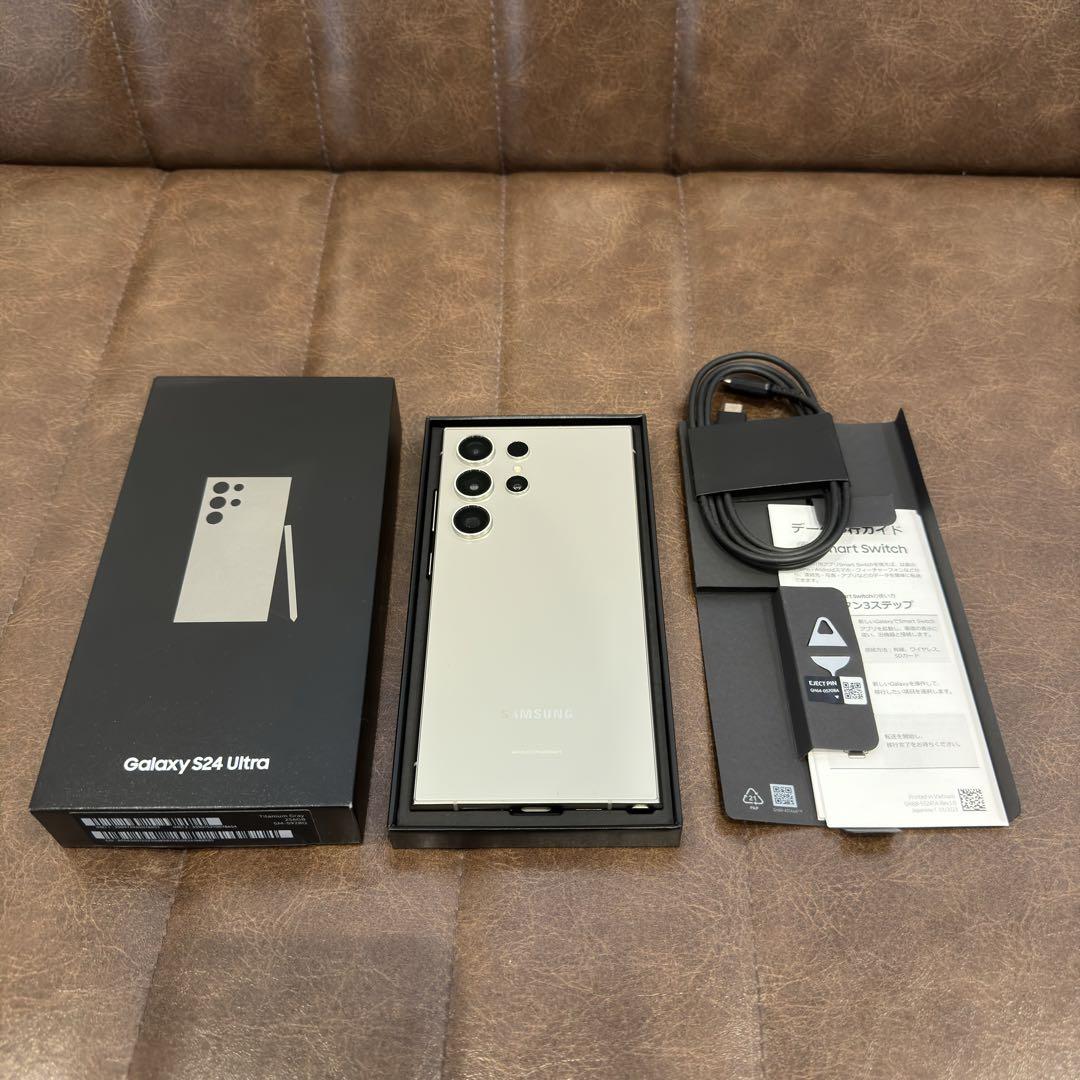 Galaxy S24 Ultra 256GB チタニウムグレー 国内SIMフリー 画像2