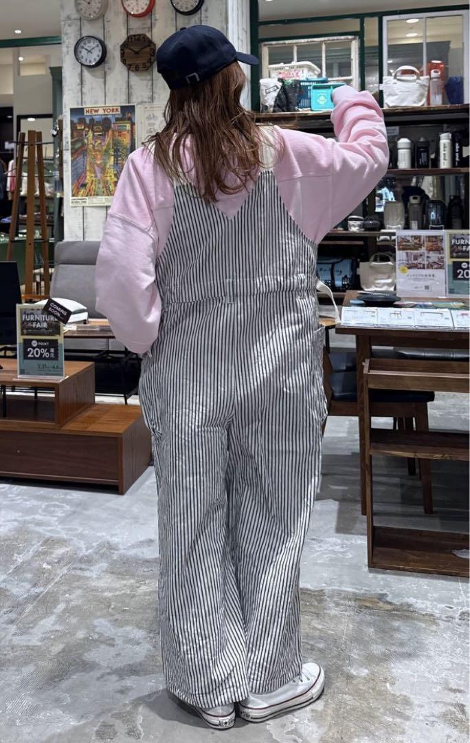 【Make stuff '25】てぃらチノワークサロペット　オフホワイト
