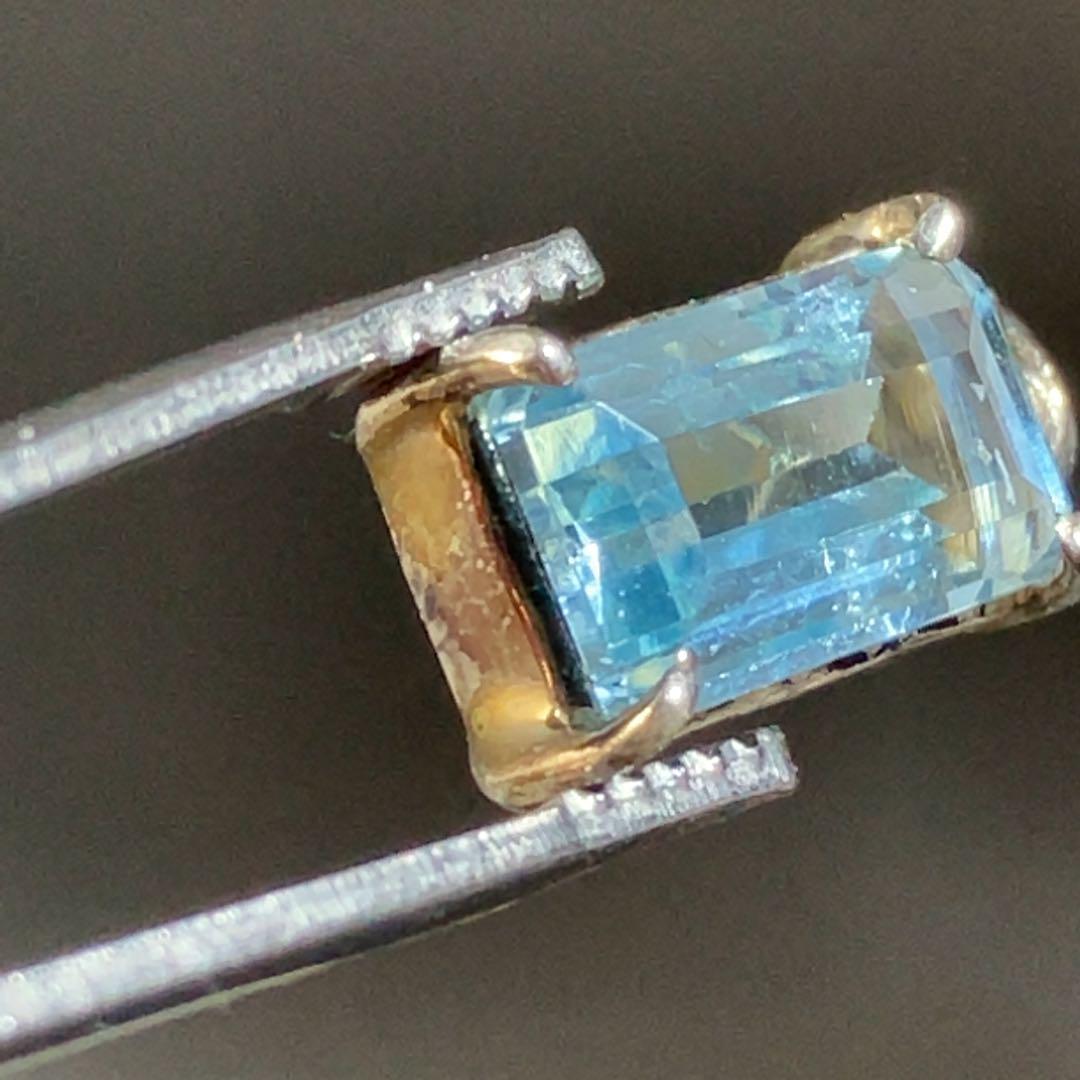 【天然アクアマリン】ペンダントトップアクセサリー高品質2.0ct2744
