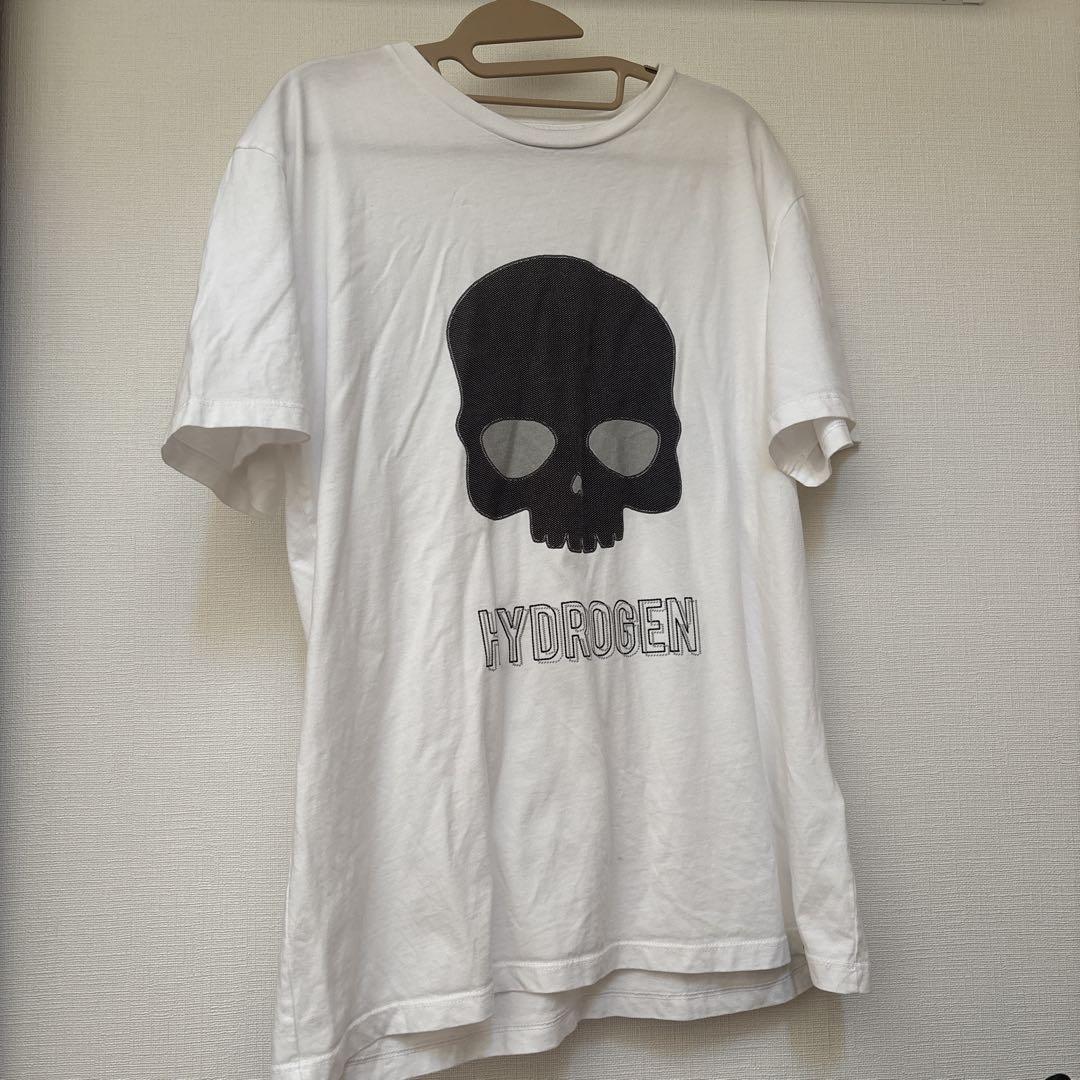 HYDROGEN ハイドロゲン メンズ ハーフスカルプリント Tシャツ