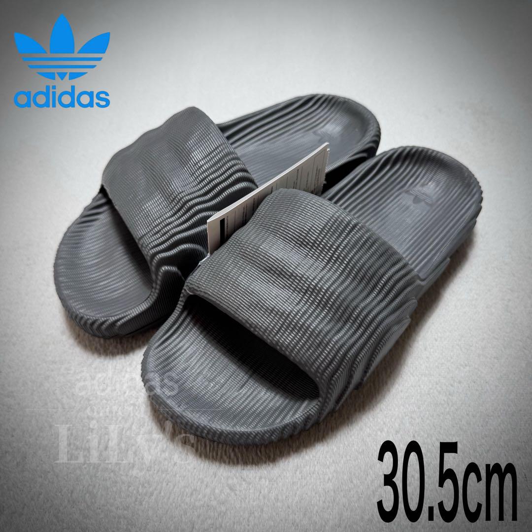 【新品未使用】adidasサンダル 30.5cm　グレー　アディレッタ　2