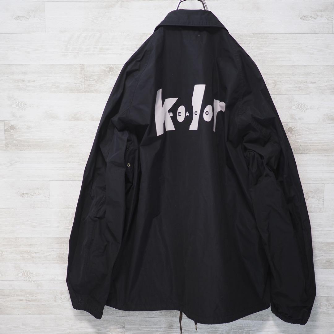 ジャケット・アウター kolor/BEACON 18SS Coach Jacket-Black/2 kolor/BEACON 18SS Coach Jacket-Black/2