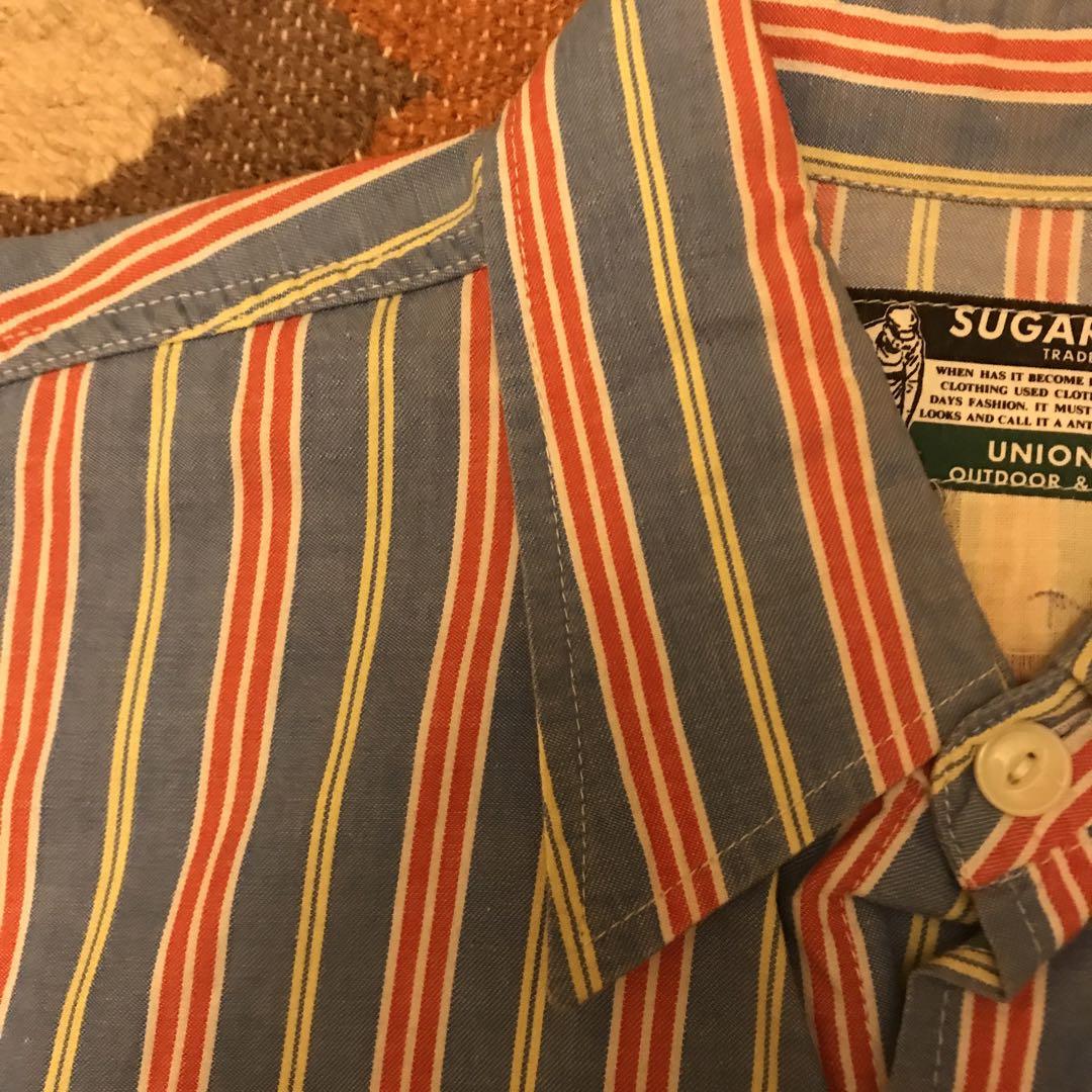 シュガーケーン　SUGAR CANE ビンテージ  シャツ　ストライプ