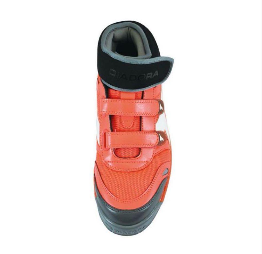 DIADORA オレンジ ハイカット安全靴　26.5cm 定価11800円
