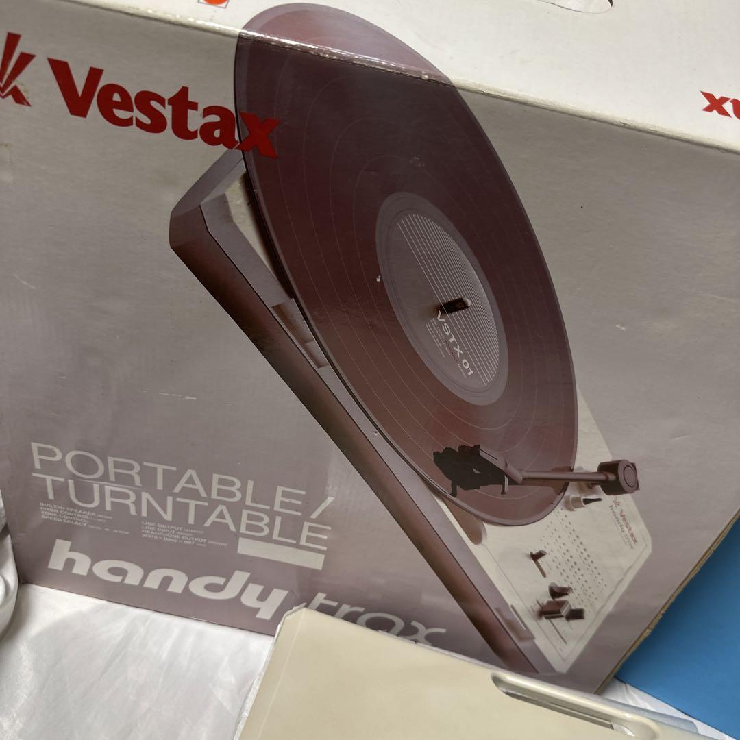 新品 レトロ Vestax「handy trax」ポータブルターンテーブル