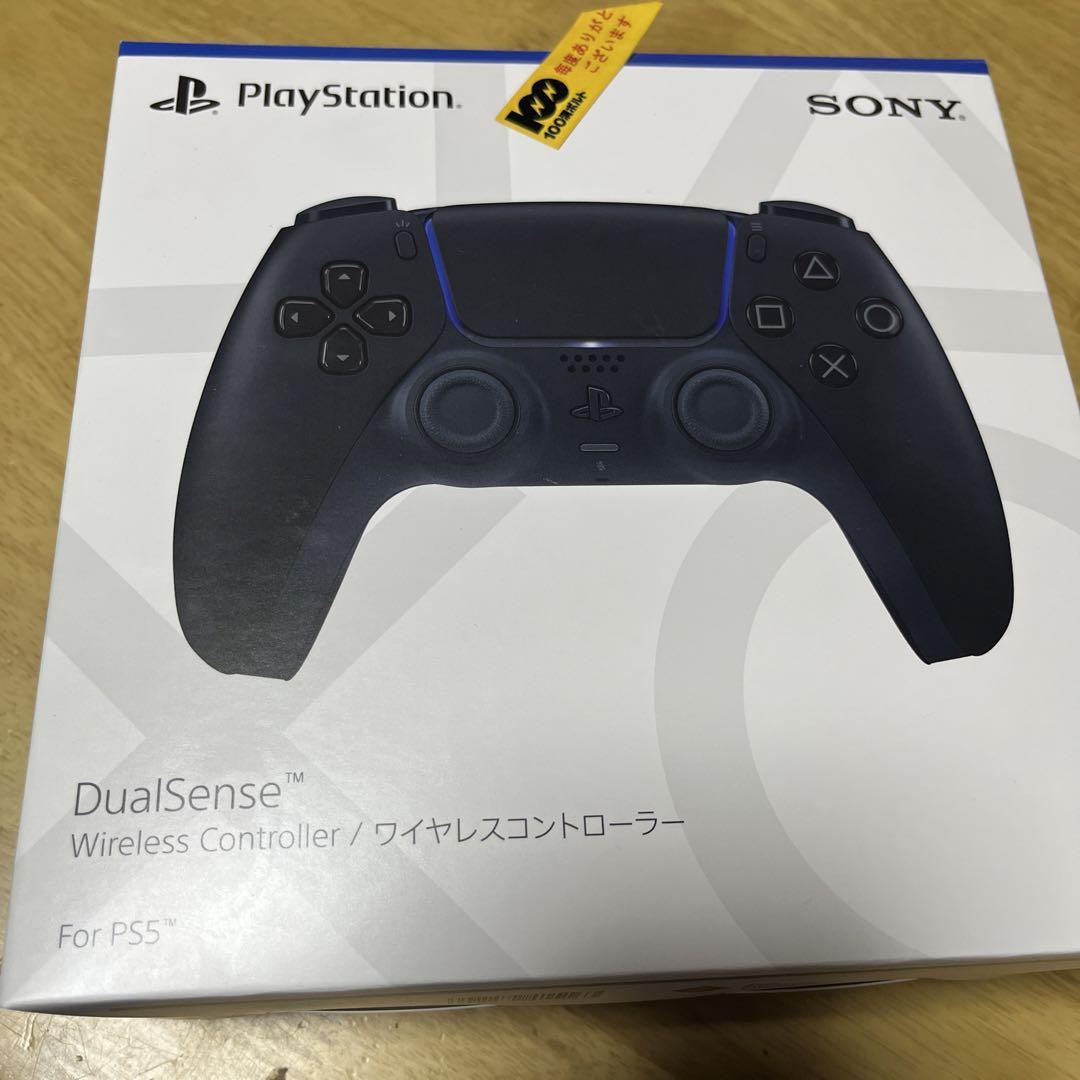 新品未使用/未開封】PS5 DualSense ミッドナイトブラック PS5のDualSense Edgeなどの新色「ミッドナイト ブラック
