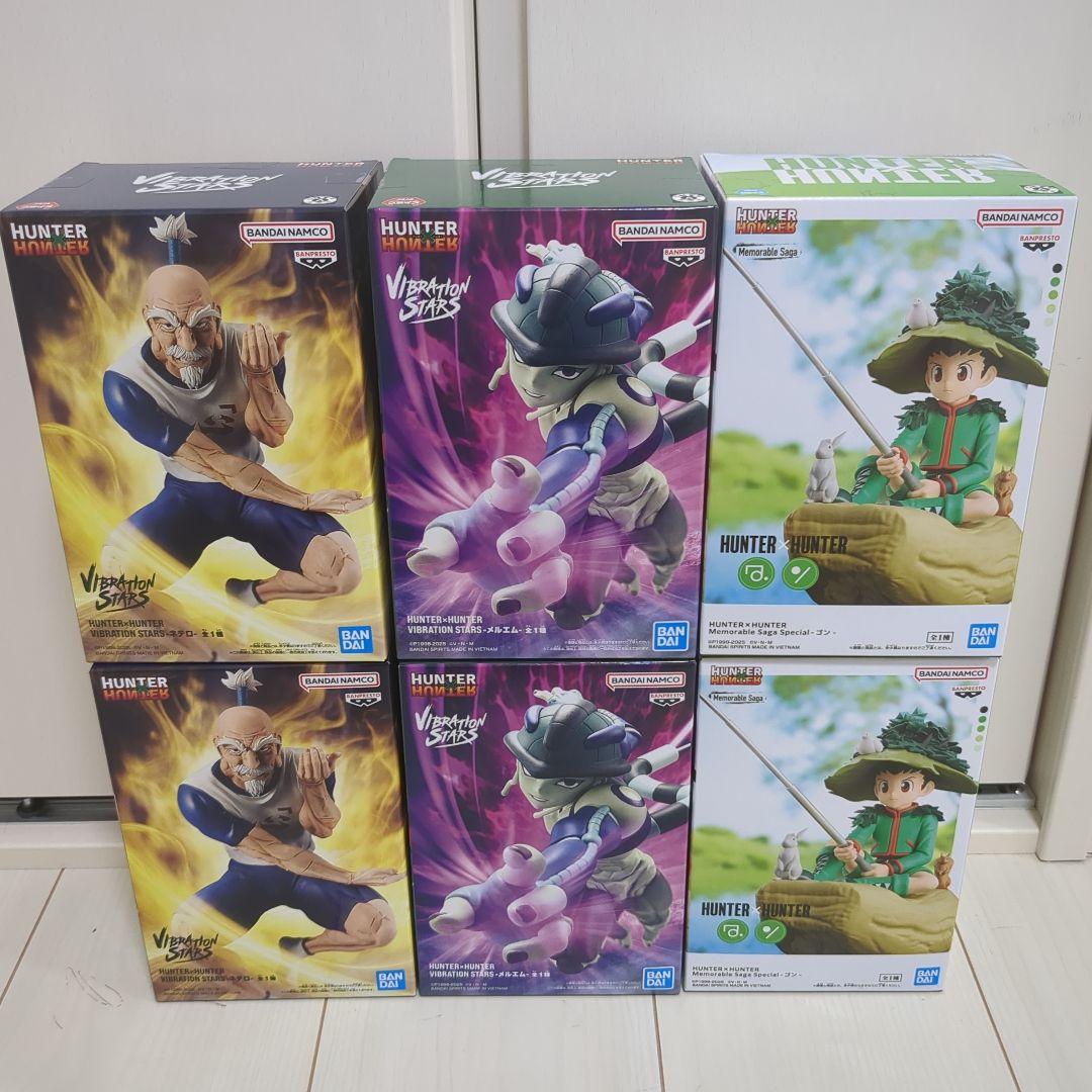 HUNTER×HUNTER フィギュア　ゴン　メルエム　ネテロ　6体セット
