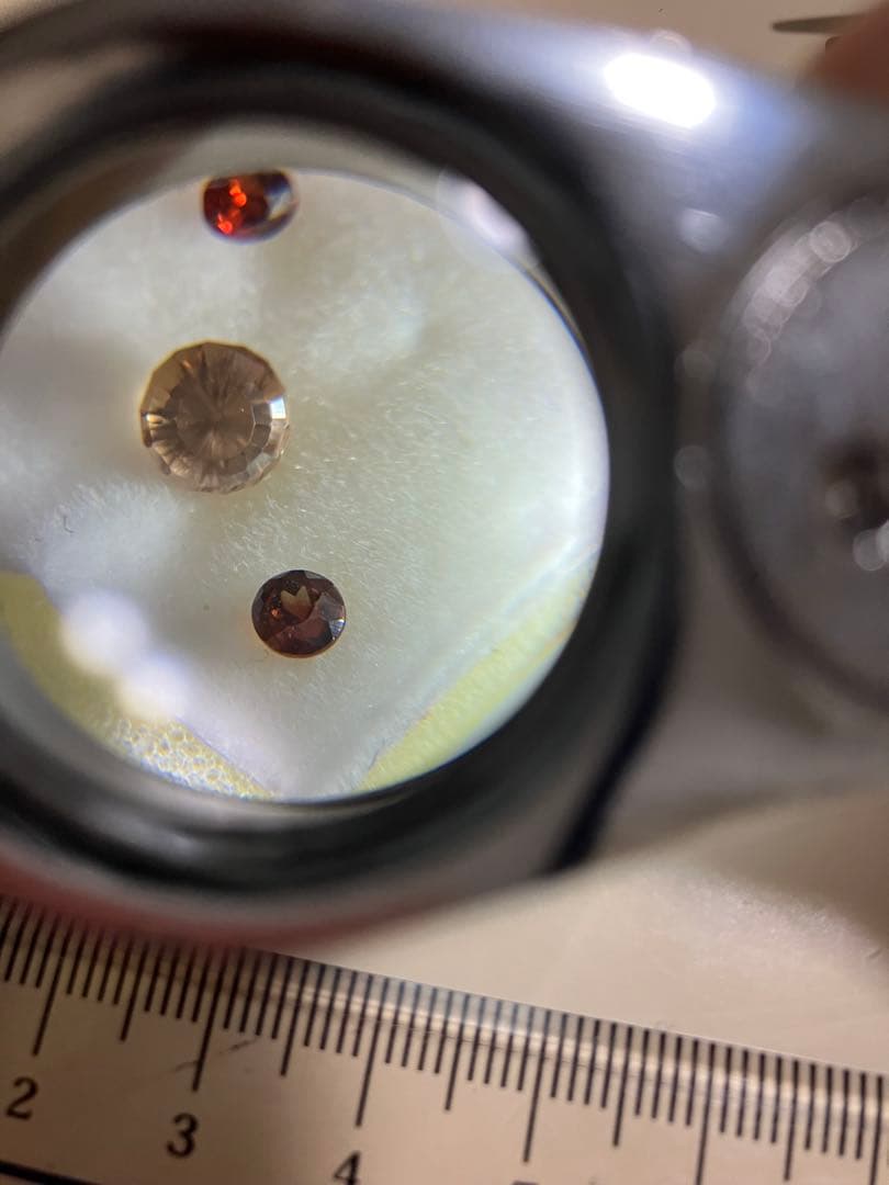 ジルコン　オレンジ系　ルースまとめ