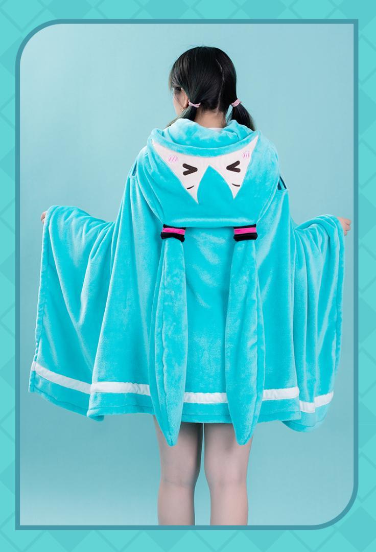 初音ミク 海外限定bilibili moeyu フード付きブランケット