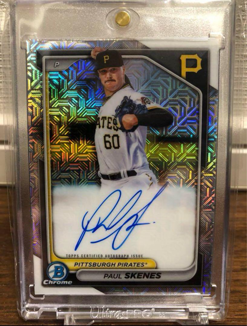 ポールスキーンズ　直筆サイン　2024 topps bowman MLB 48,000円