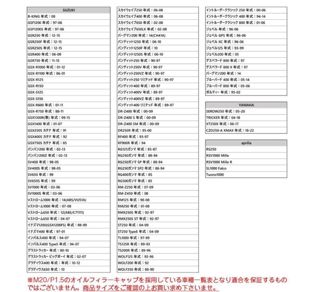 銀 油温計 M20 × P1.5 スズキ イナズマ400 インパルス など