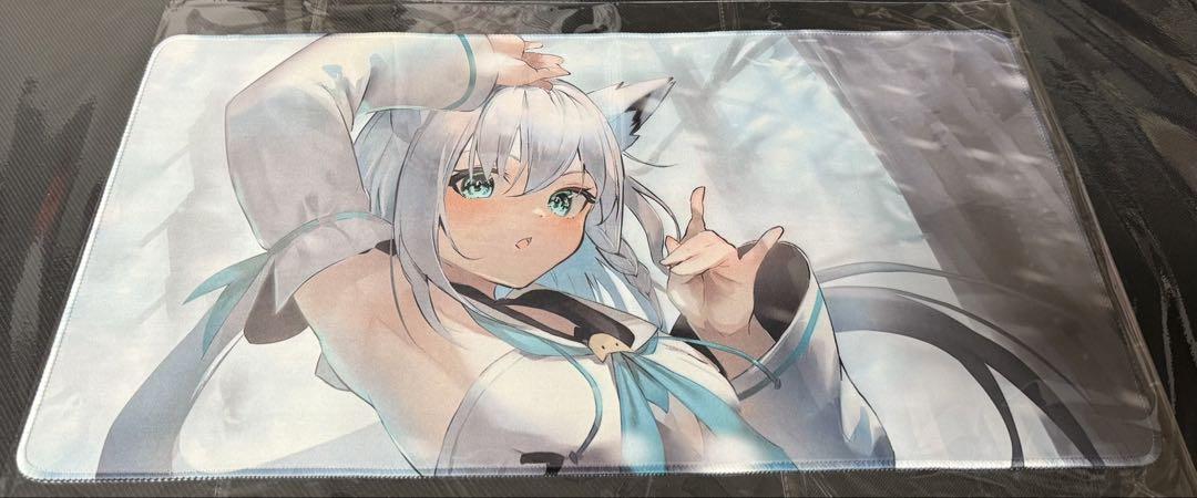 白上フブキ デスクマット ラバーマット ホロライブ Haる Amazon.co.jp: 白上フブキ プレイマット デスクマット ラバー