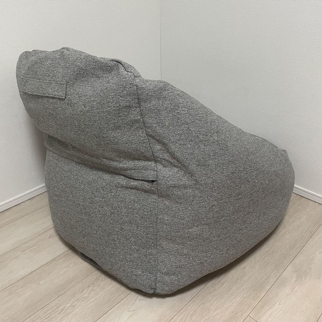 無印良品　空気でできたソファ　グレー