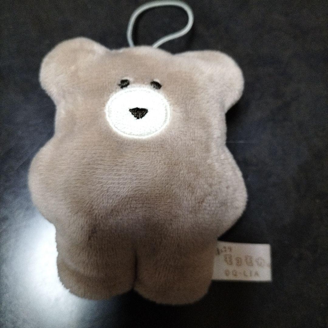 クマ型ぬいぐるみ グレー 小型 - メルカリ