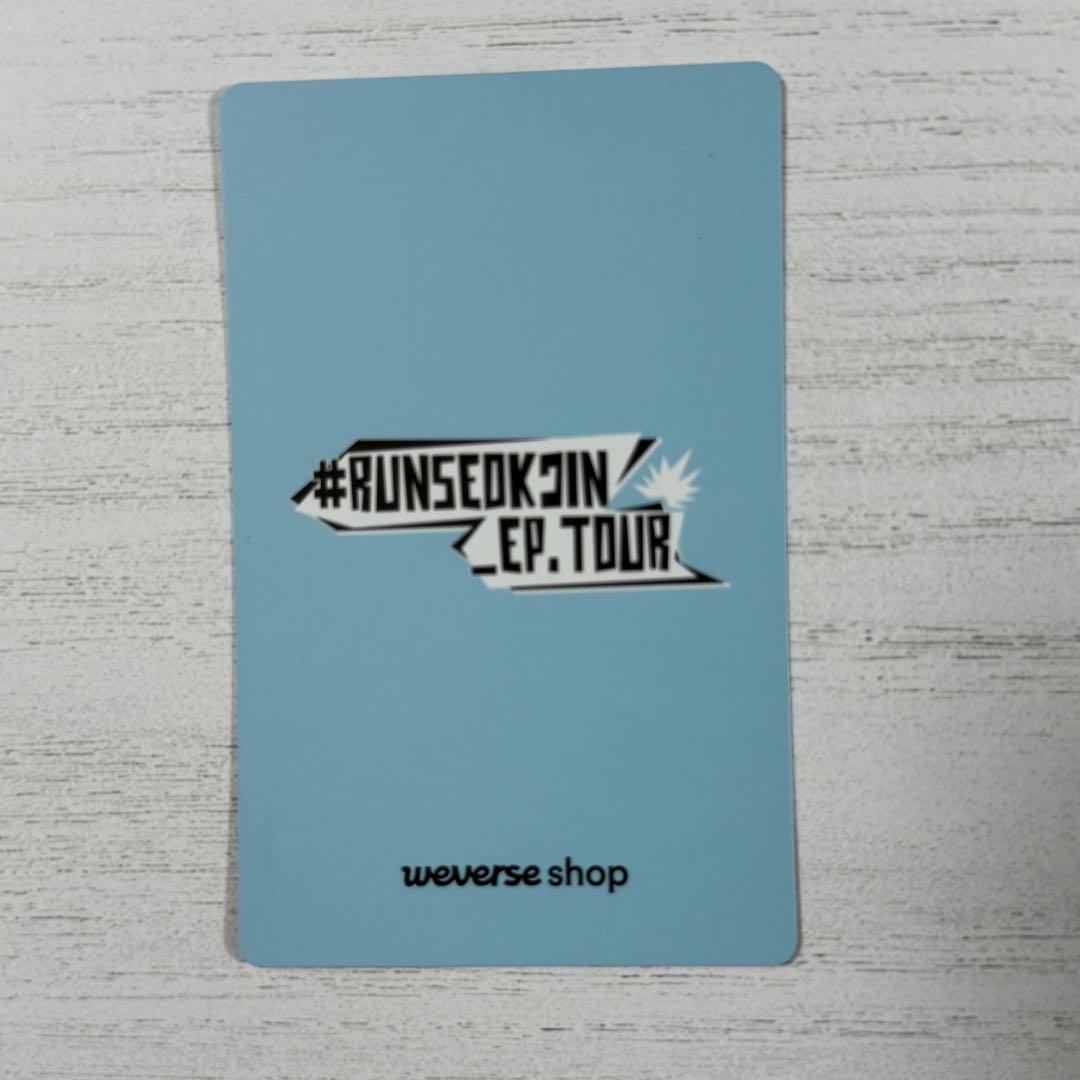 公式】BTS RUNSEOKJIN_EP.TOUR トレカ 会場限定 ジン - メルカリ