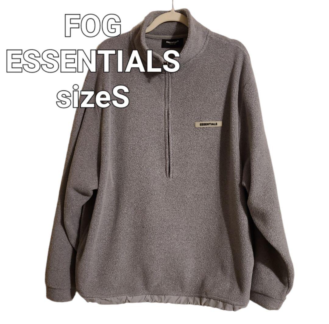 19AW FOG ESSENSTIALS ハーフZIP フリース sizeS