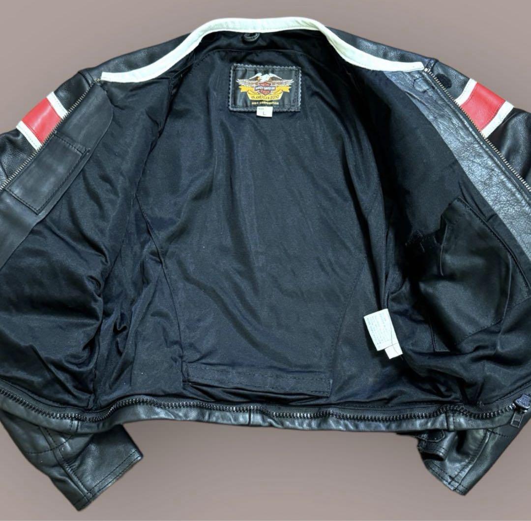 HARLEY DAVIDSON レザー レーシングジャケット セパレートタイプ