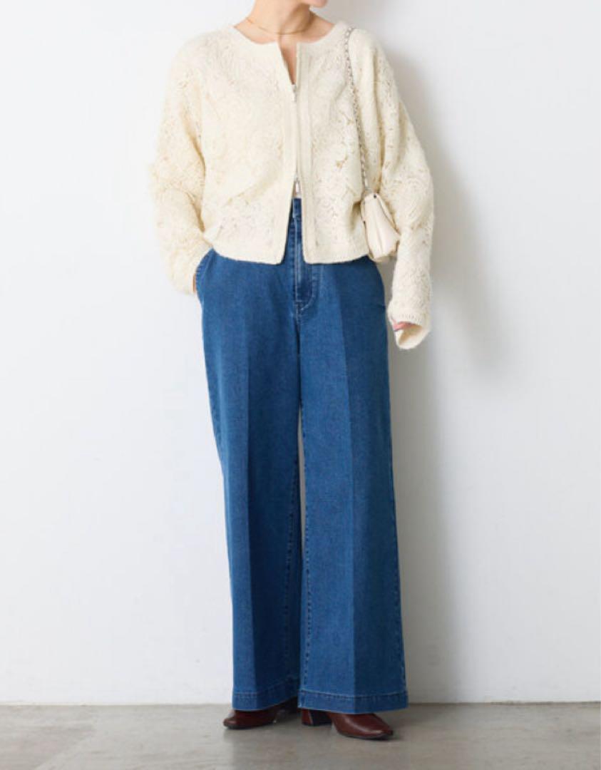 《新品》コラージュガリャルダガランテ Q.anos/ストレッチスラックスデニム
