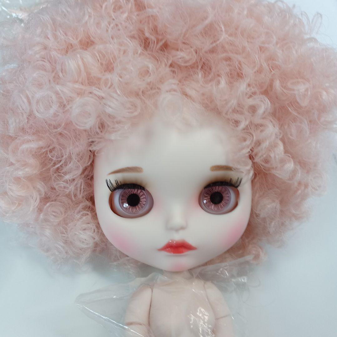 メルカリ便 ❤️アイシードール❤️ベージュアフロ ニューフェイス うすピンク アフロさん 新品アイシードール ニューフェイス 本体