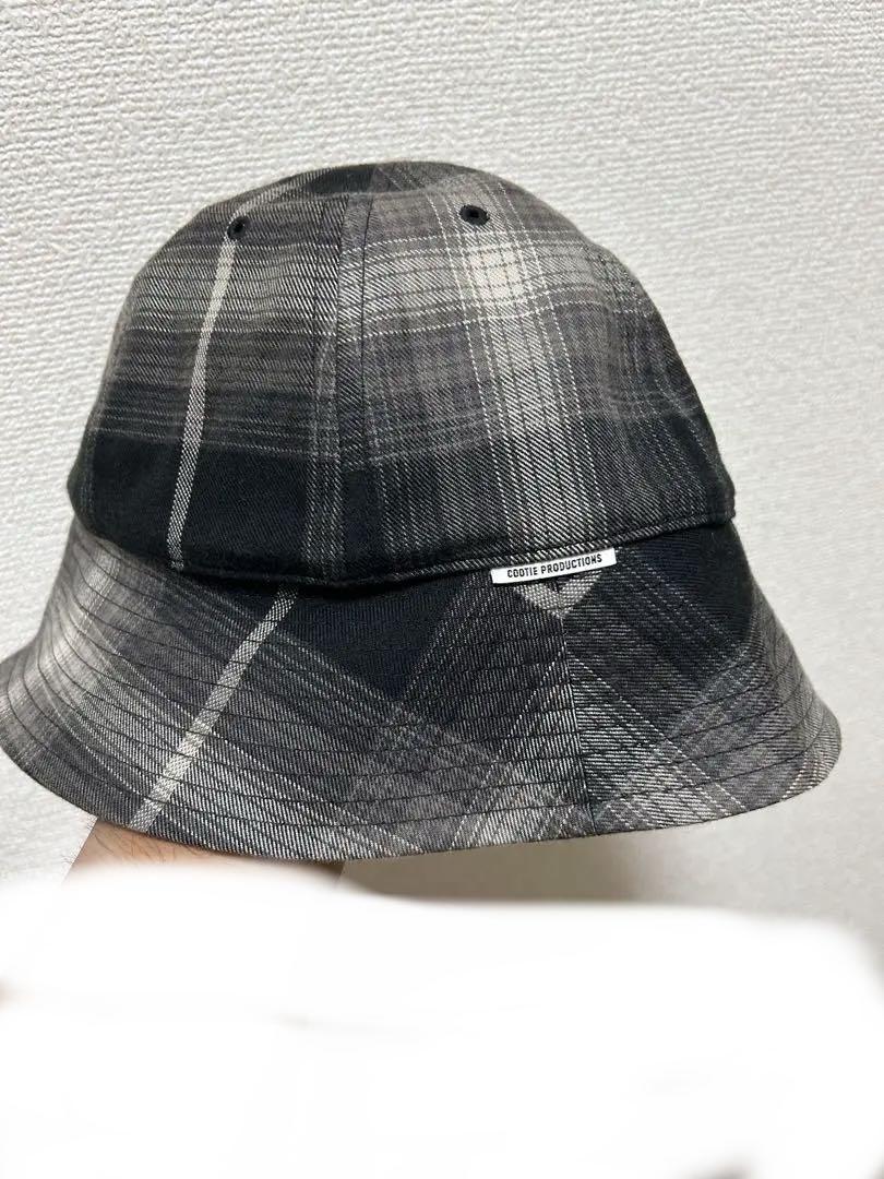 COOTIE PRODUCTIONS® Ombre Check Ball Hat COOTIE / R/C Ombre Check Ball Hat -Black-