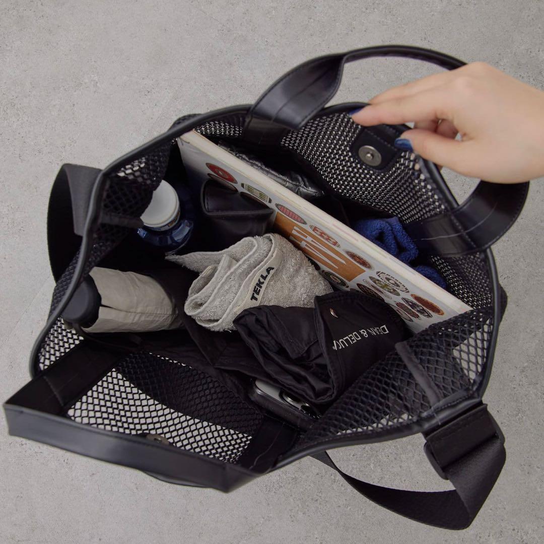 値下げ❇️【未使用】イアパピヨネ ダイヤメッシュ2wayトートバッグ 軽量 大容量