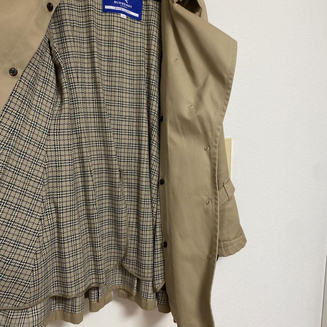BURBERRY BLUE LABEL トレンチコート　40 Lサイズ