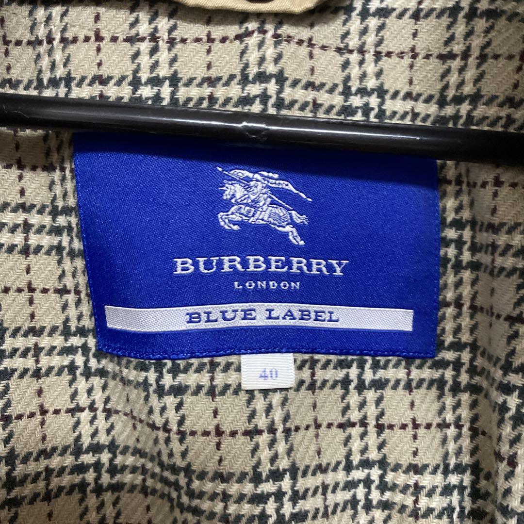 BURBERRY BLUE LABEL トレンチコート　40 Lサイズ