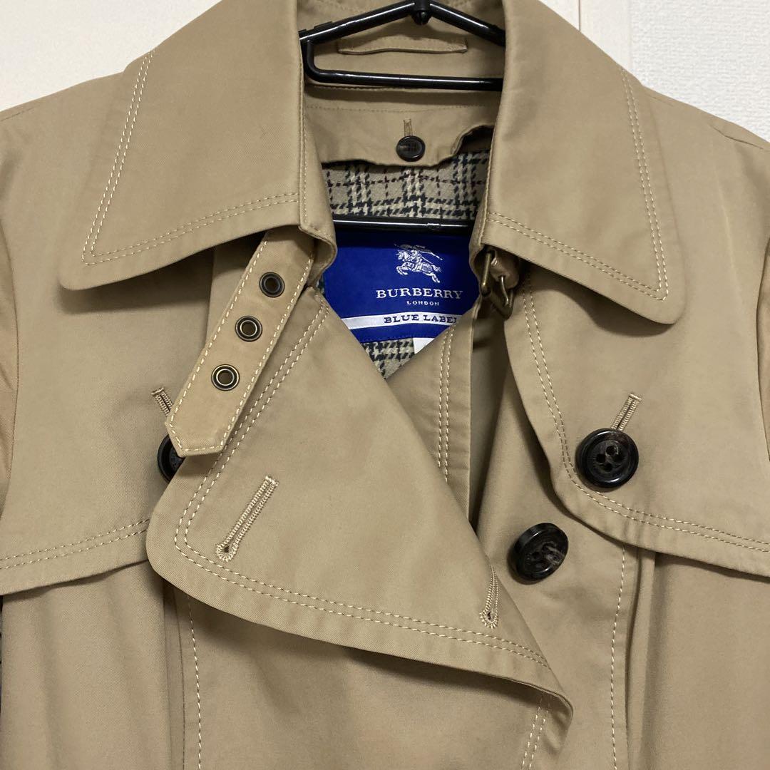 BURBERRY BLUE LABEL トレンチコート　40 Lサイズ
