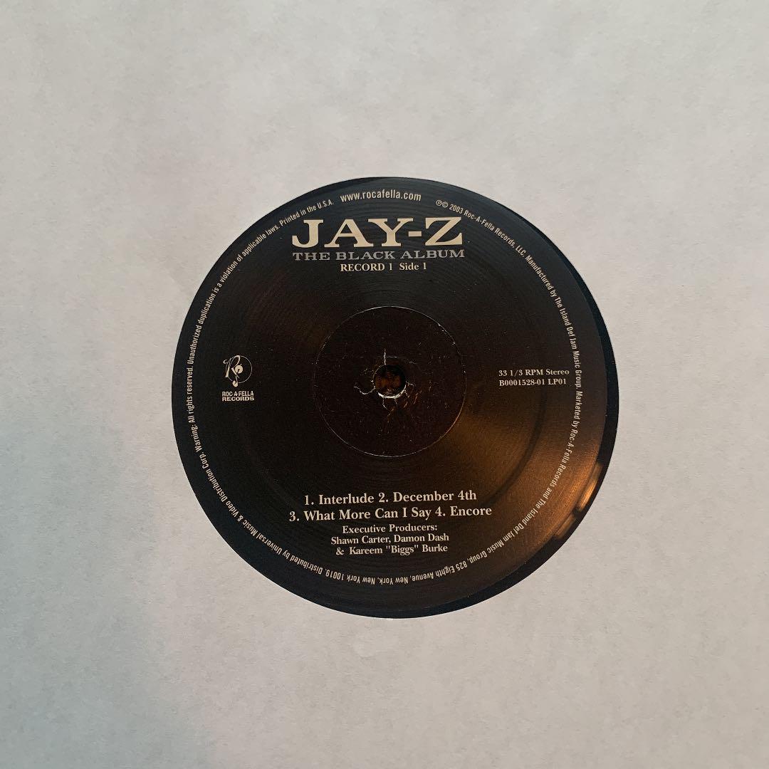 洋楽 JAY-Z Black album LP