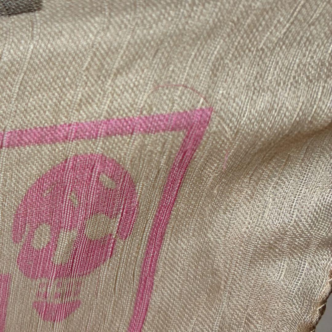 Alexander McQueen スカル柄 スカーフ シルク 大判