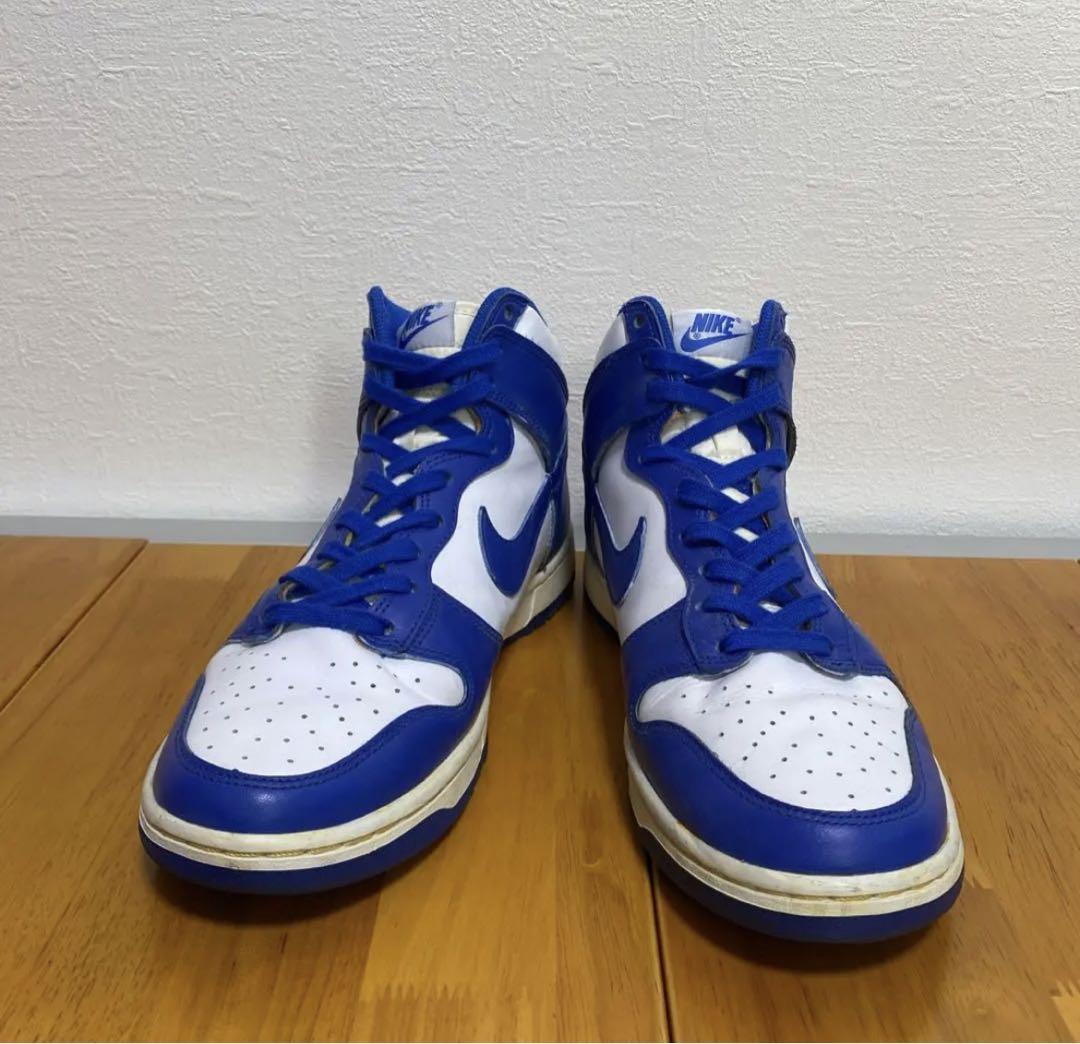 中古美品 NIKE ダンクハイ 28cm ゲームロイヤル ビンテージカスタム
