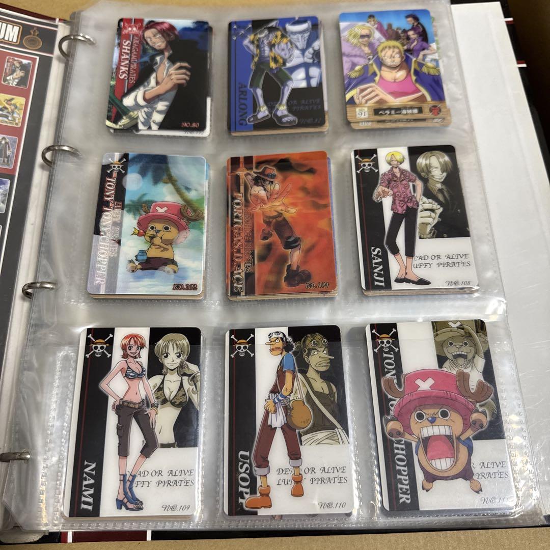 ONE PIECE ワンピース グミカード 108枚 バインダー - メルカリ