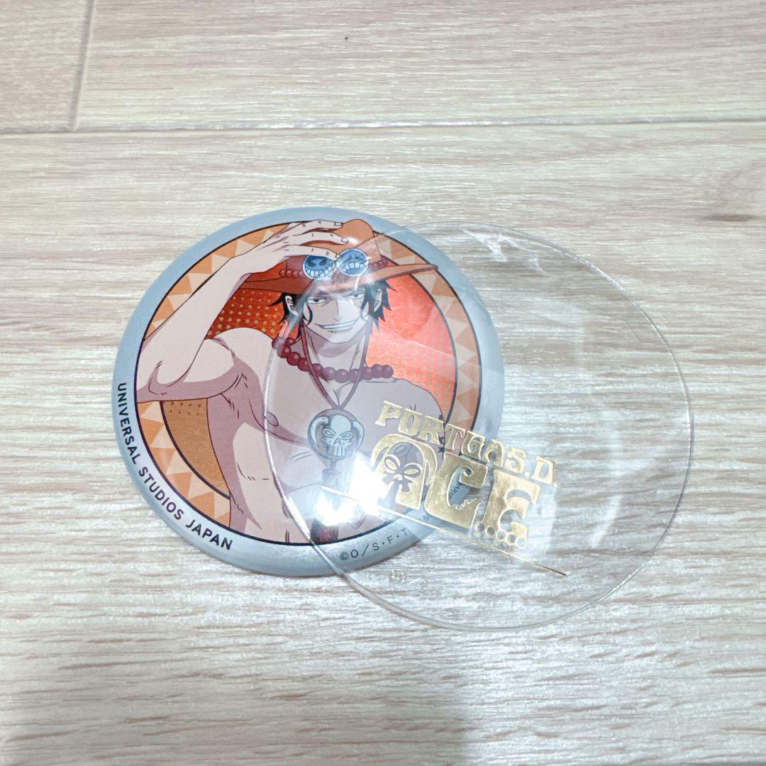 ワンピース USJ 2019 缶バッジ エースの通販 by JUN_JUN813suba