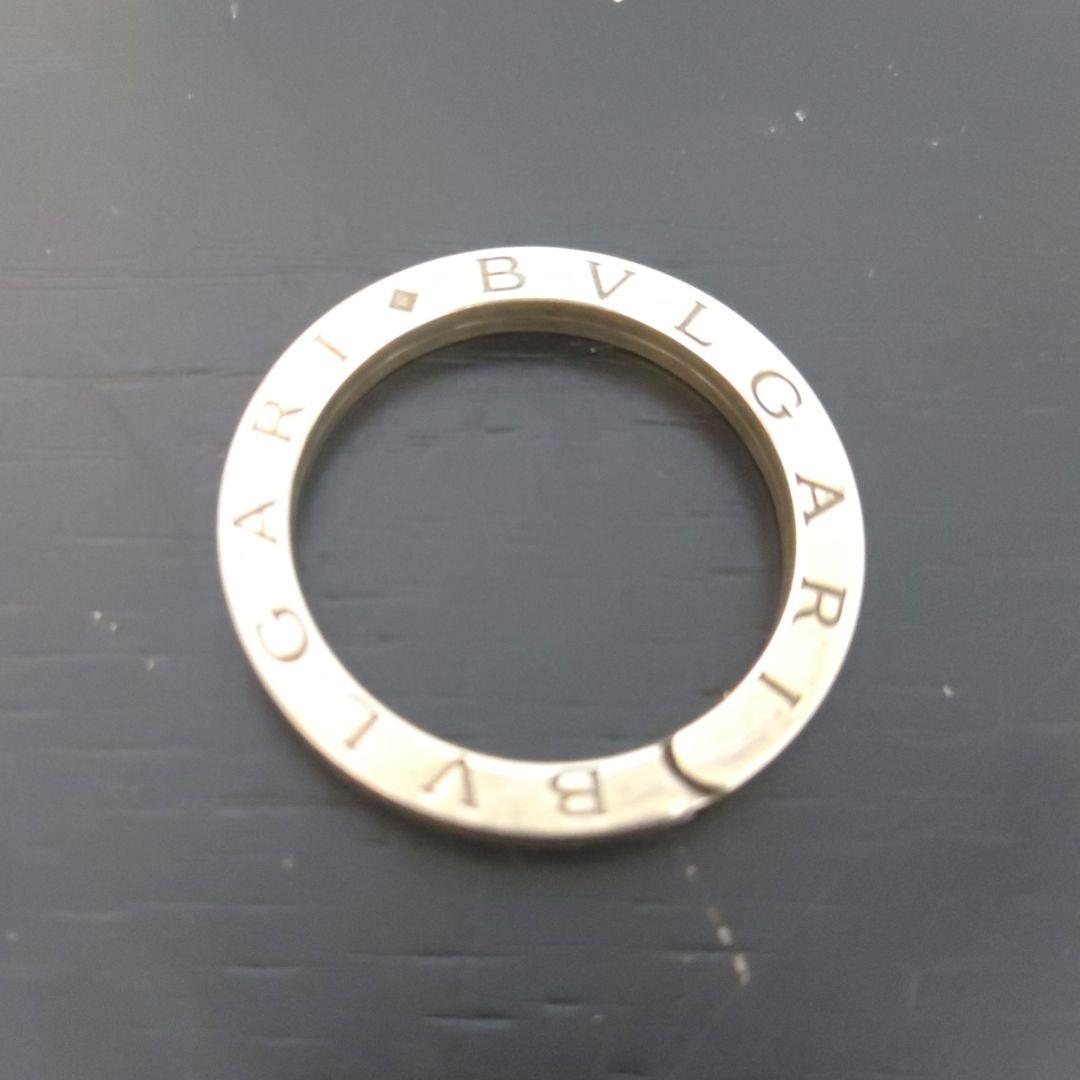 VMPD7-616-35 BVLGARI ロゴ入り金属リング