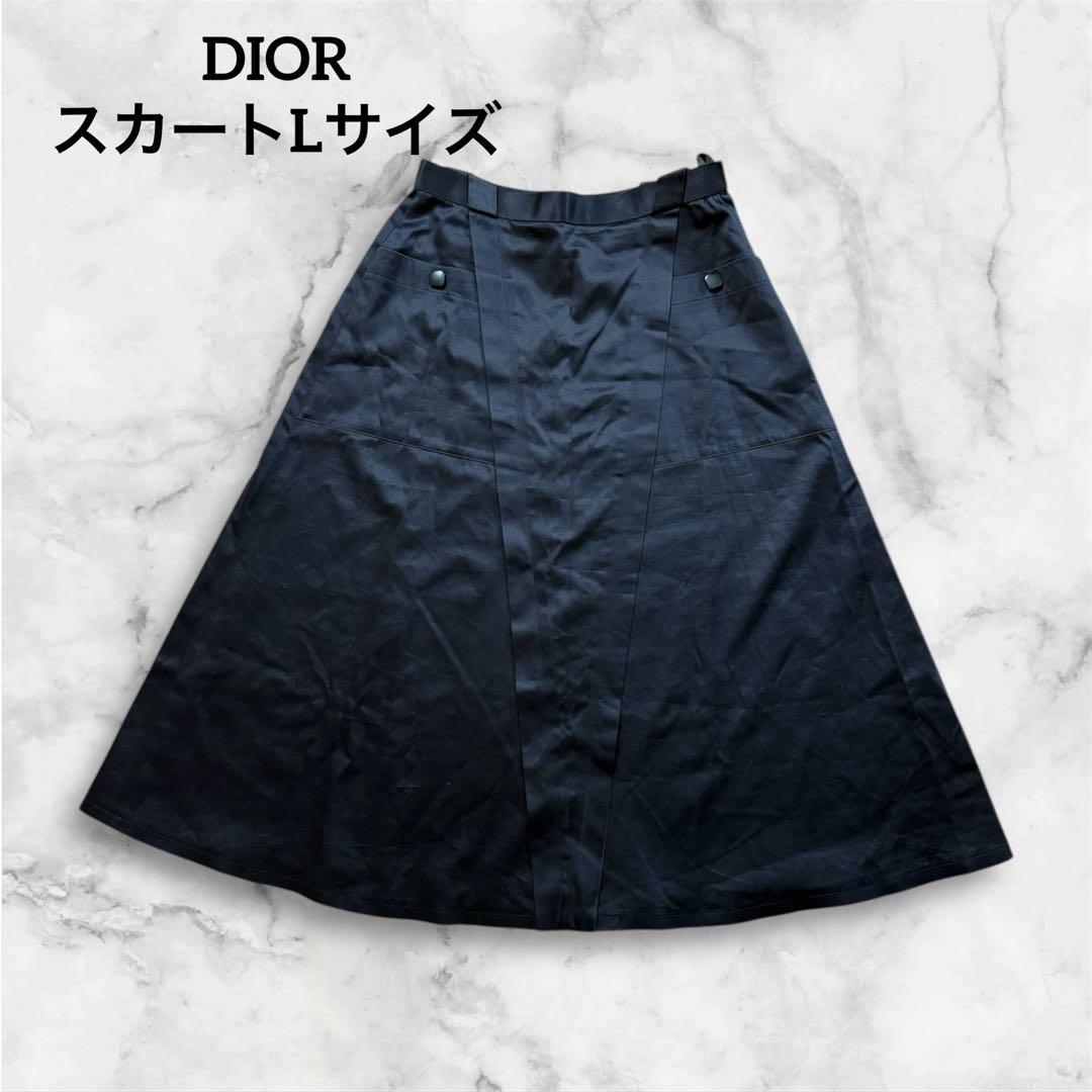 クリスチャンディオール黒スカートL