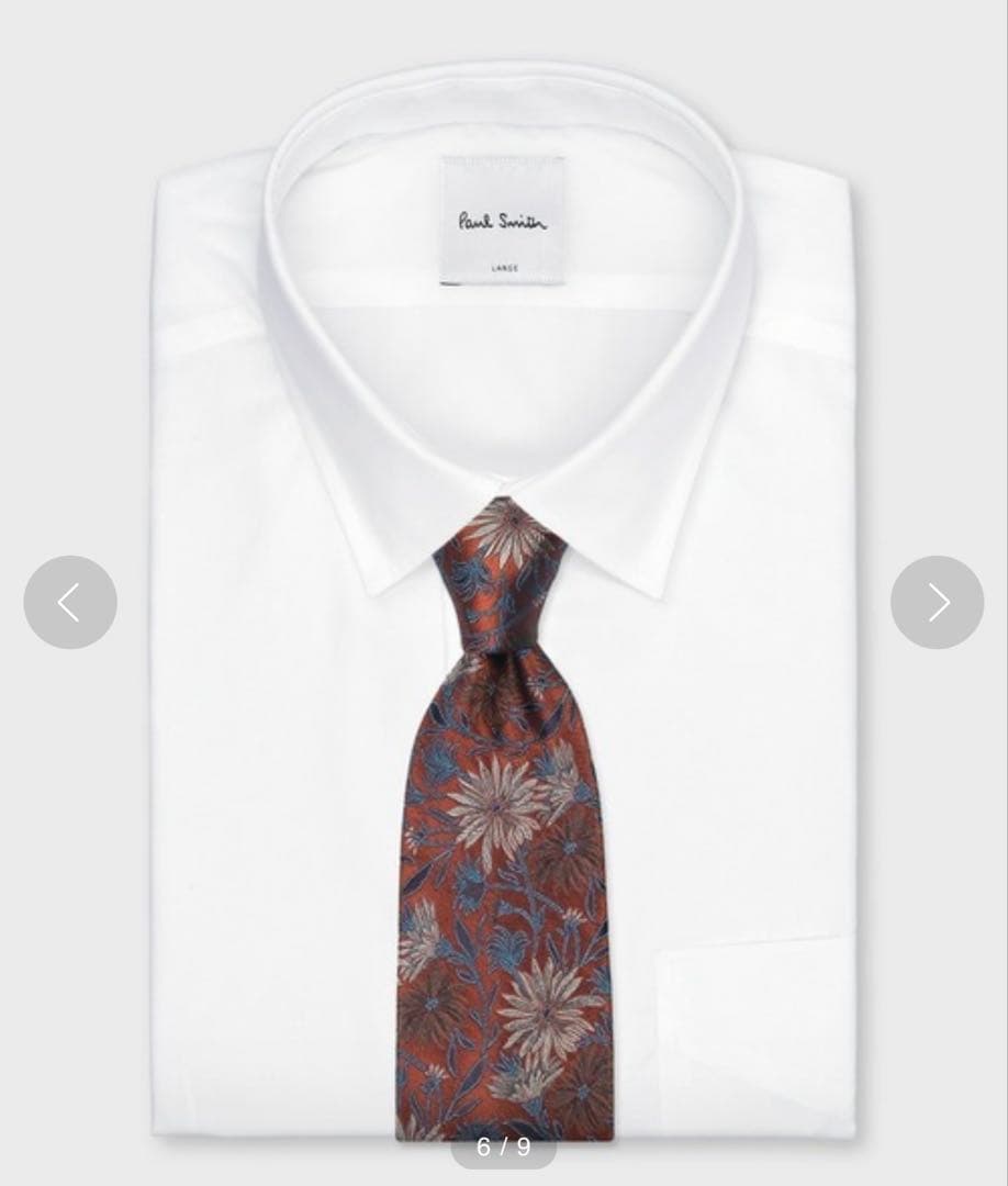 Paul Smith クラシックフローラル タイ / 130068 552MJ