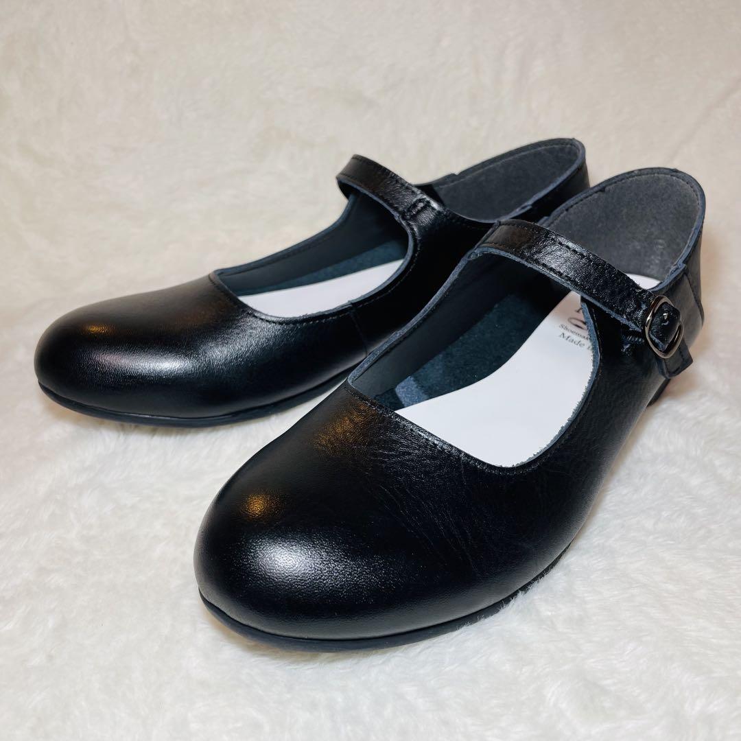 極美品✨ Recipe レシピ バレエシューズ メリージェーン フラット レザー