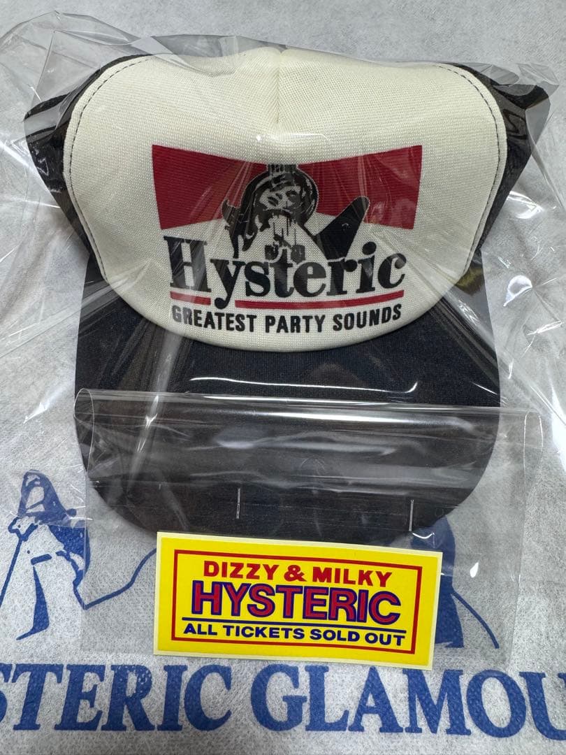 新品 大人気！HYSメッシュキャップ【GUITAR GIRL】 黒