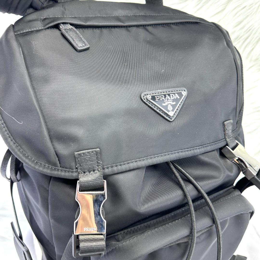 美品 PRADA X adidas プラダ バックパック ナイロン リュック