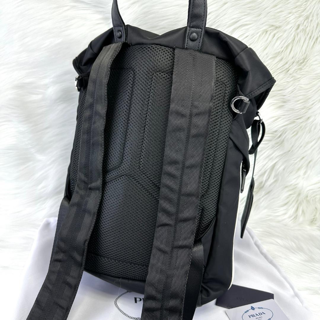 美品 PRADA X adidas プラダ バックパック ナイロン リュック