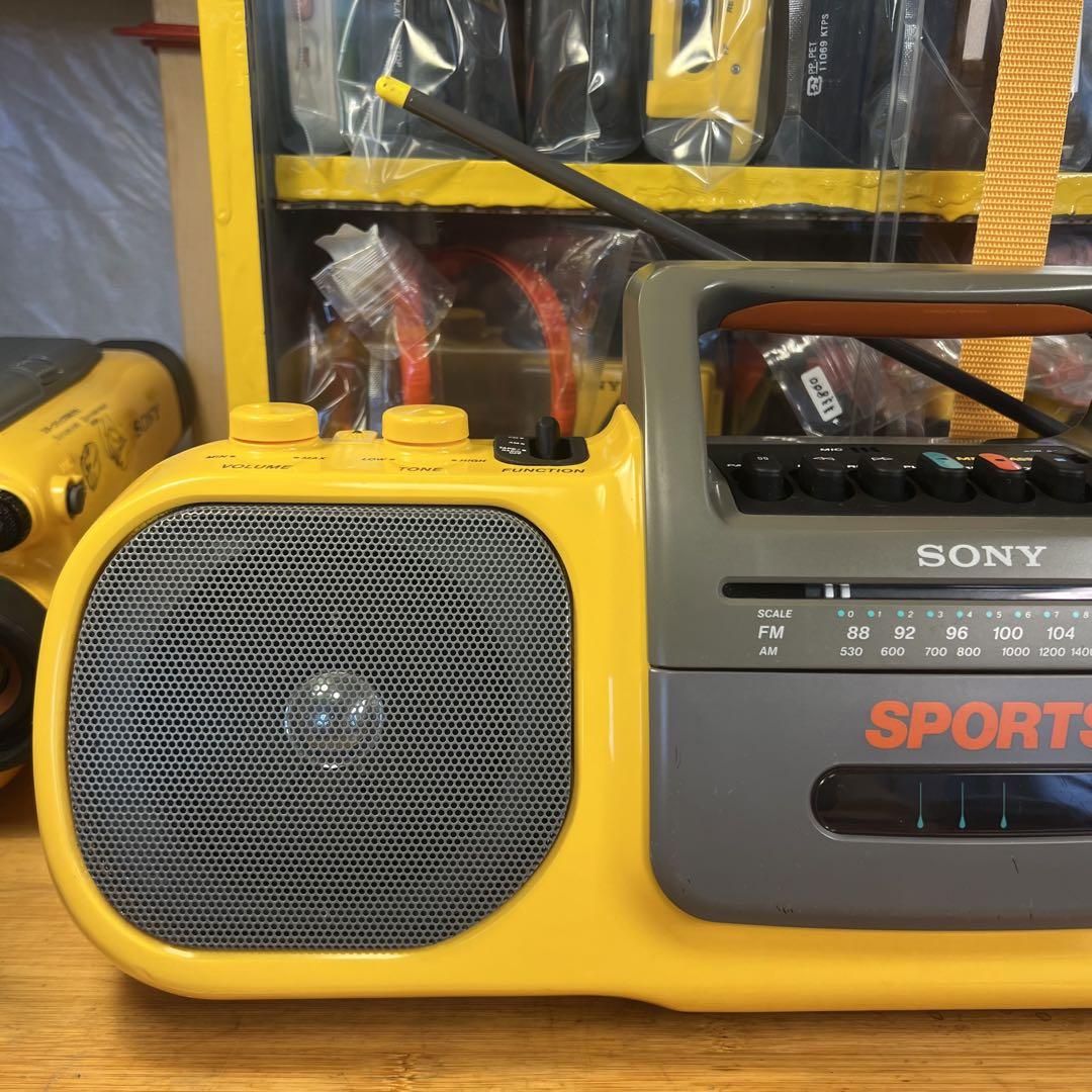J*e様 SONY Sports CFS-904 ラジカセ 可動品] Sony Sports CFS-904 ラジカセ boombox オーディオ機器