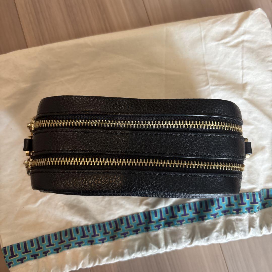 Tory Burchトリーバーチ レザーショルダーバッグ ブラック Tory Burch 黒 レザー ショルダーバッグ トリーバーチ