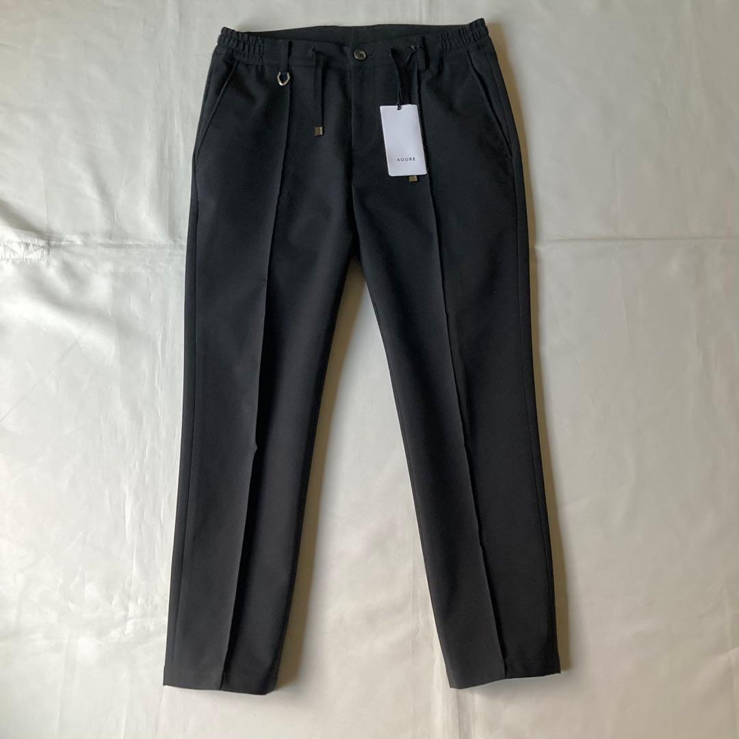 AOURE マルペンサEX ブラック ストレッチ スラックスM AOURE