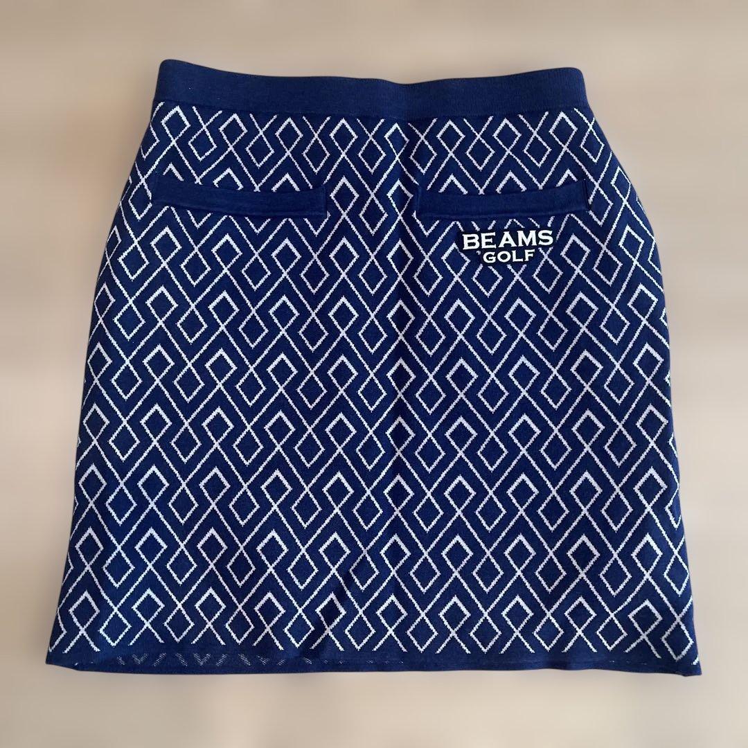 BEAMS GOLF ダイヤモンドパターン セーター 、スカートのセット BEAMS GOLF ダイヤモンドパターン セーター 、スカートのセット