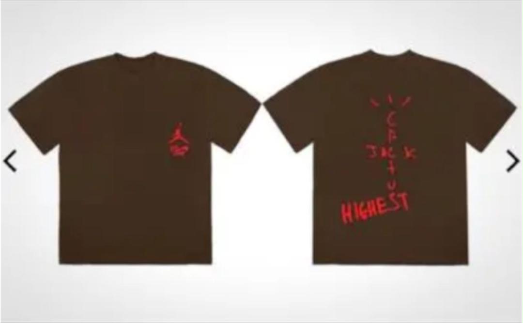 cactus jack tee shirt