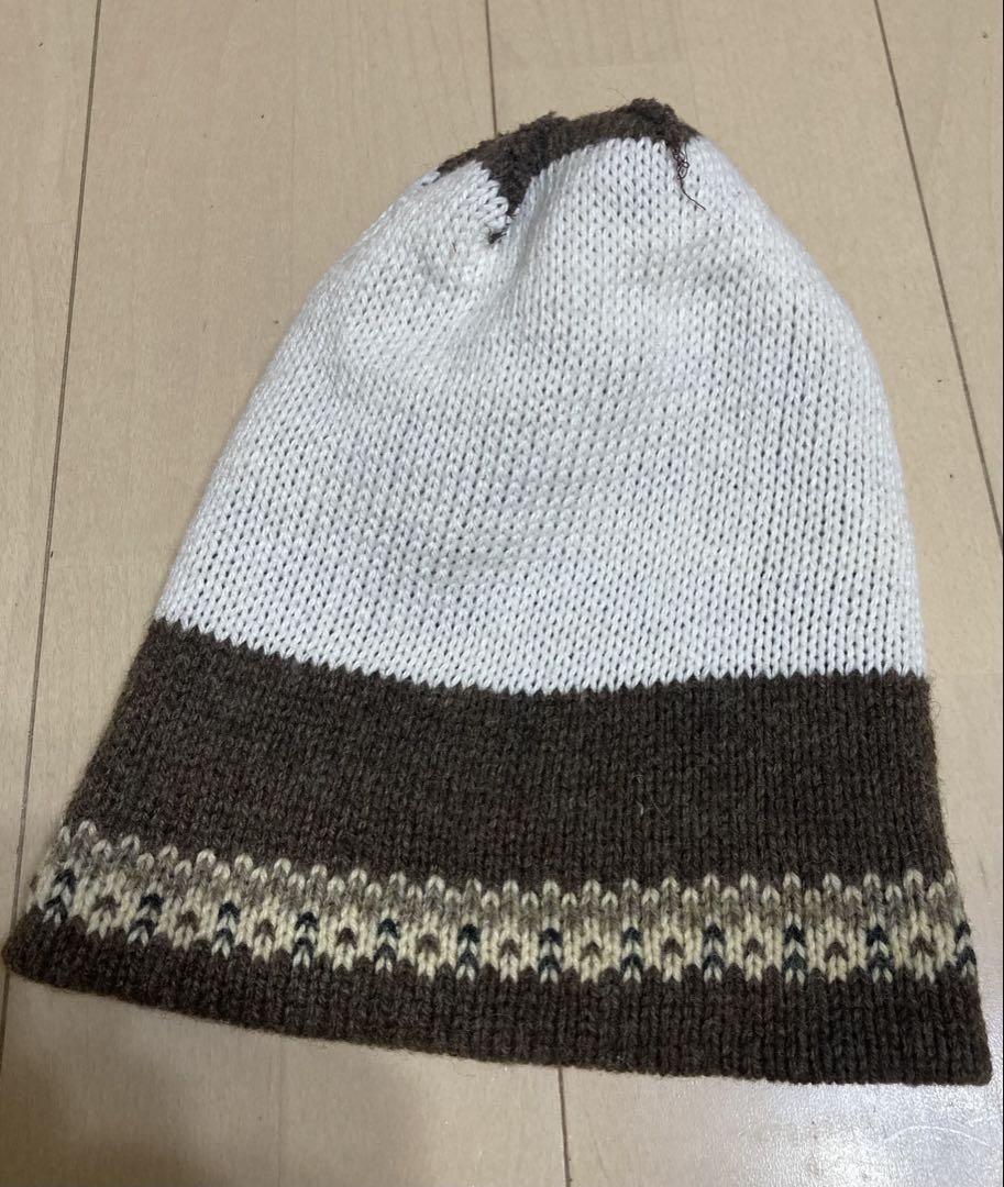 90s デッドストック　新品未使用　総柄　ビーニー デッドストック BRONER 90s Nordic Beanie USA製 - メルカリ