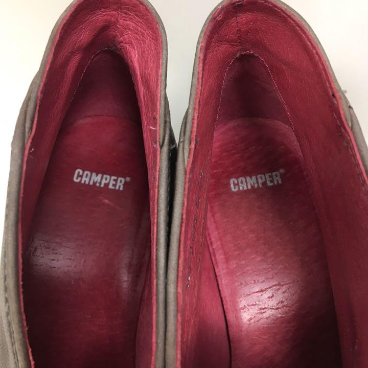 カンペール Camper レザー ブーティ Vカット 36 ブラウン カンペール Camper レザー ブーティ Vカット 36 ブラウン - メルカリ