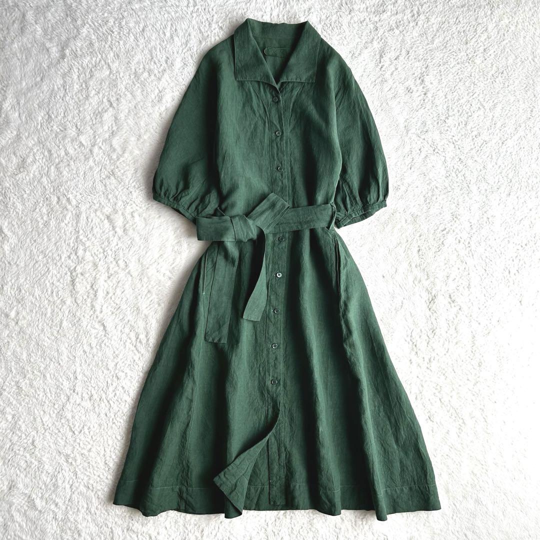 人気商品 Lisette リネン100% 日本製 ブラウス 麻 トップス
