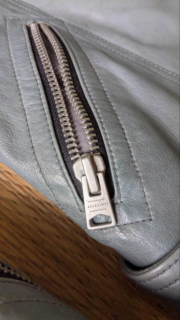 ALLSAINTS ライダース レザージャケット キルティング