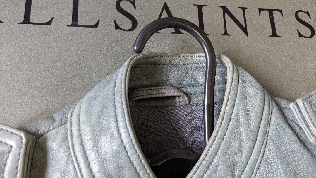 ALLSAINTS ライダース レザージャケット キルティング